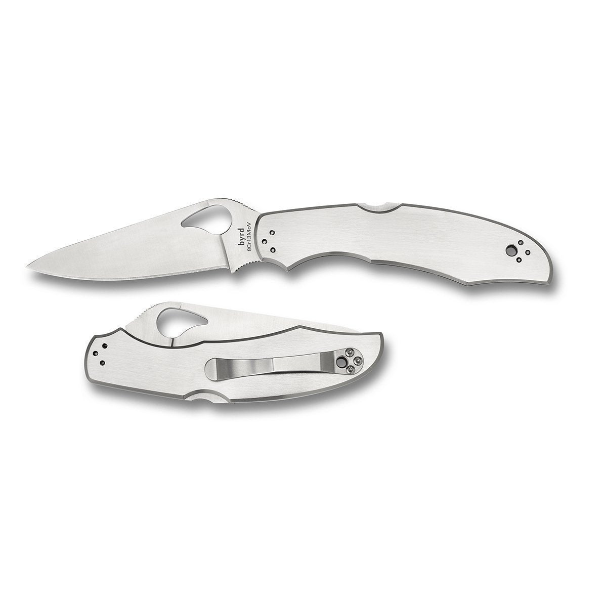 Spyderco Cara Cara2 Stainless - Plain Blade-Tactical Source LLC