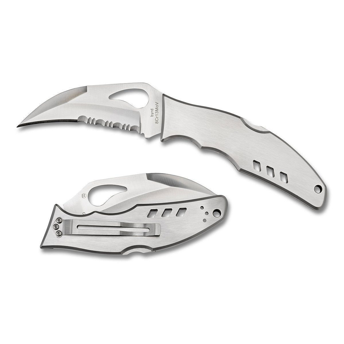 Spyderco Crossbill Stainless - Combo Blade-Tactical Source LLC
