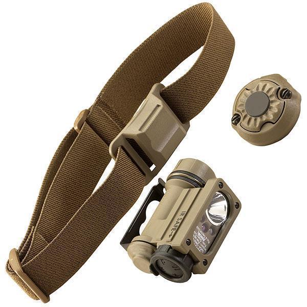Streamlight Sidewinder Compact II Military Model w/ Helmet Mount & Head Strap Clam 14512-Tactical Source LLC
