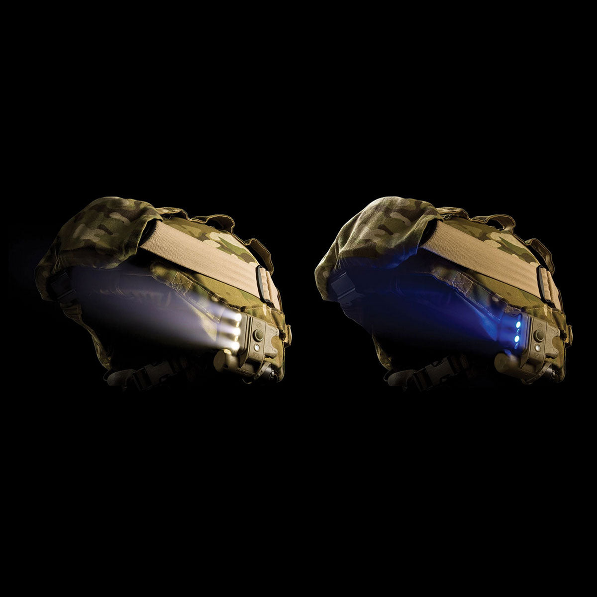 SureFire HL1 Multi-Use High-Performance LED HelmetLight with Blue and White LED Black-Tactical Source LLC