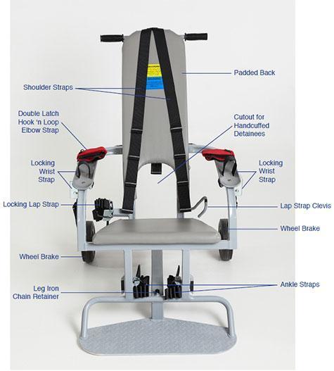 SureGuard Correctional Safety Restraint Chair-Tactical Source LLC