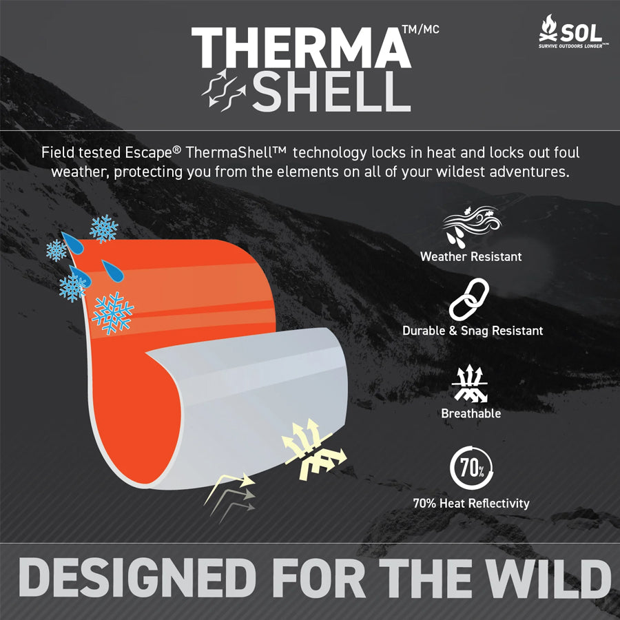 Survive Outdoors Longer SOL Escape™ Bivvy - Survival Orange-Tactical Source LLC