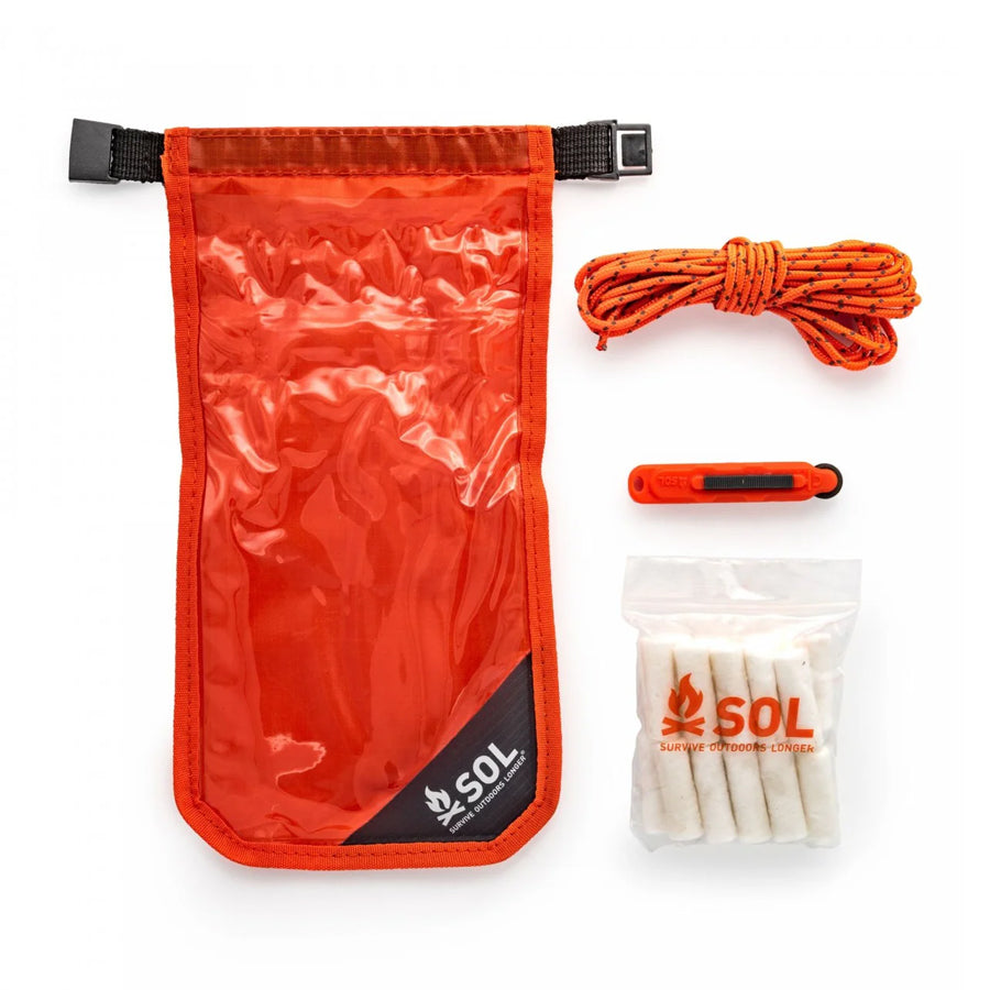 Survive Outdoors Longer SOL Fire Lite Kit in Dry Bag-Tactical Source LLC