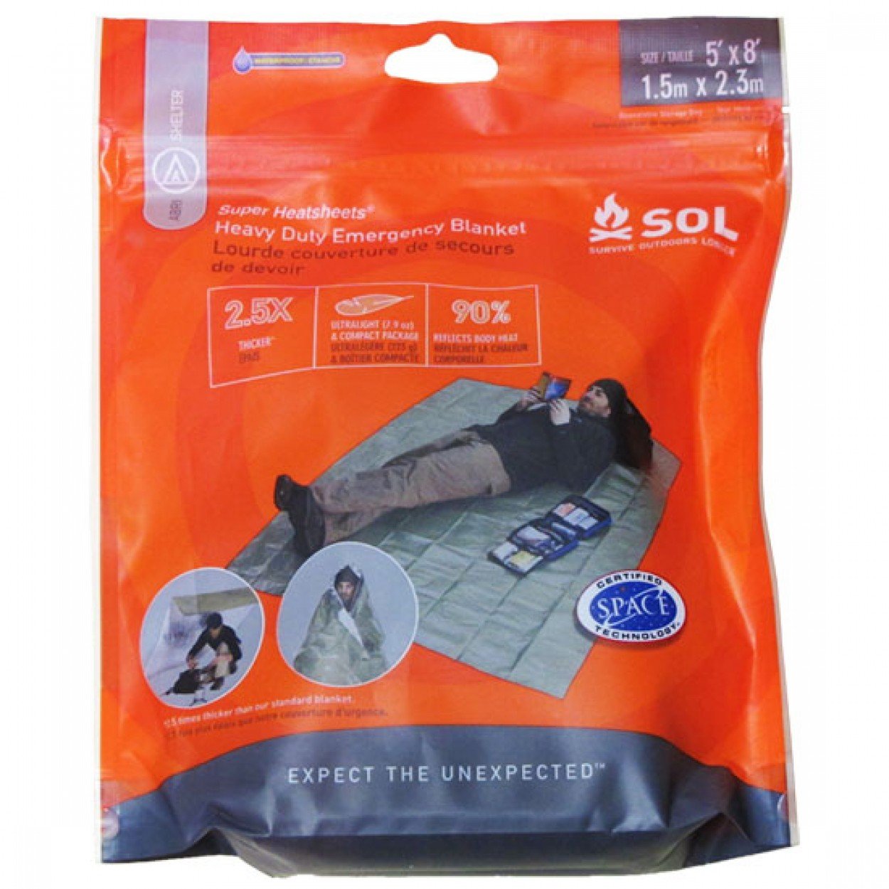 Survive Outdoors Longer SOL Heavy Duty Emergency Blanket-Tactical Source LLC