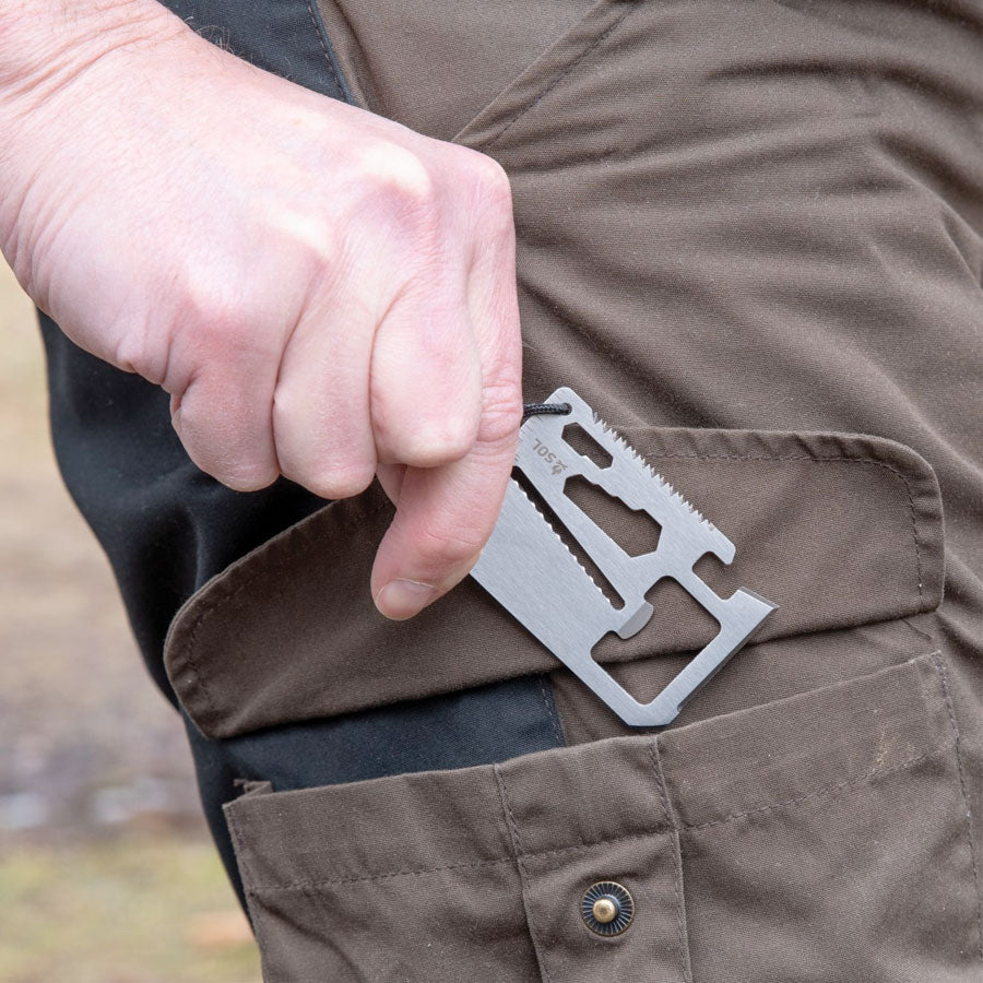 Survive Outdoors Longer SOL PackIt Survival Card Tool-Tactical Source LLC