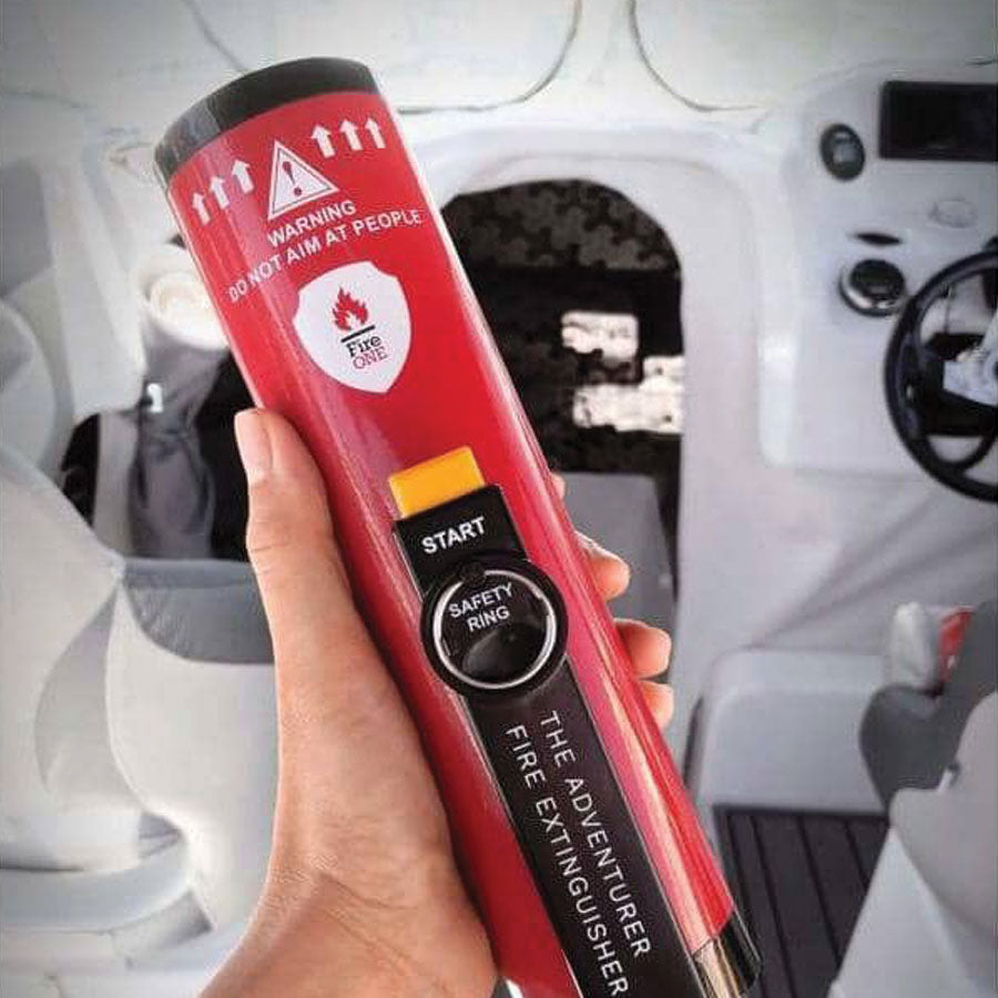 The Adventurer Extinguisher Complete with 1 x C Clip Mounting bracket, screws, wall plugs-Tactical Source LLC