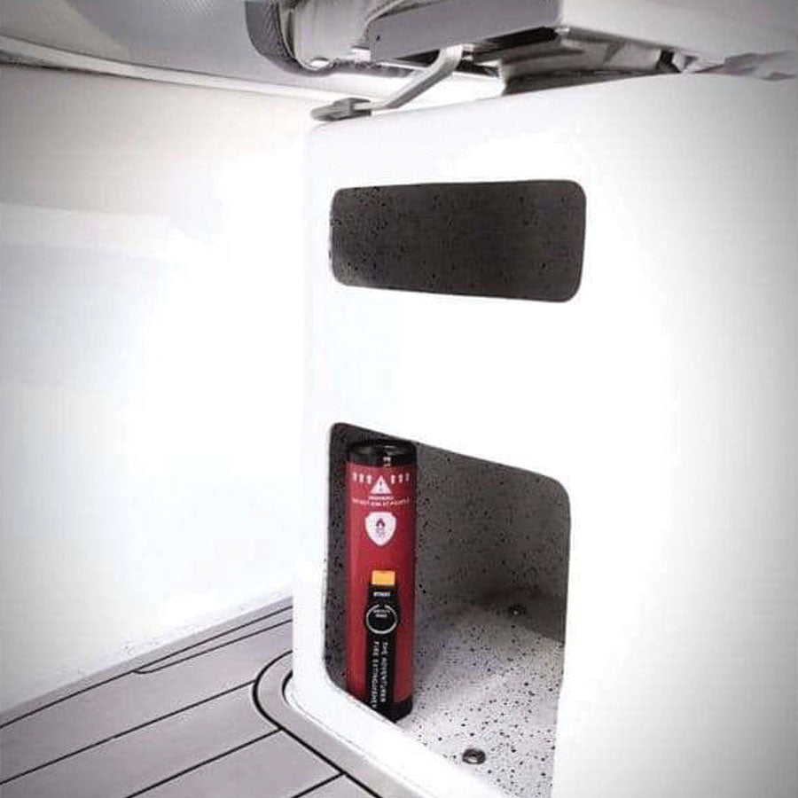 The Adventurer Extinguisher Complete with 1 x C Clip Mounting bracket, screws, wall plugs-Tactical Source LLC