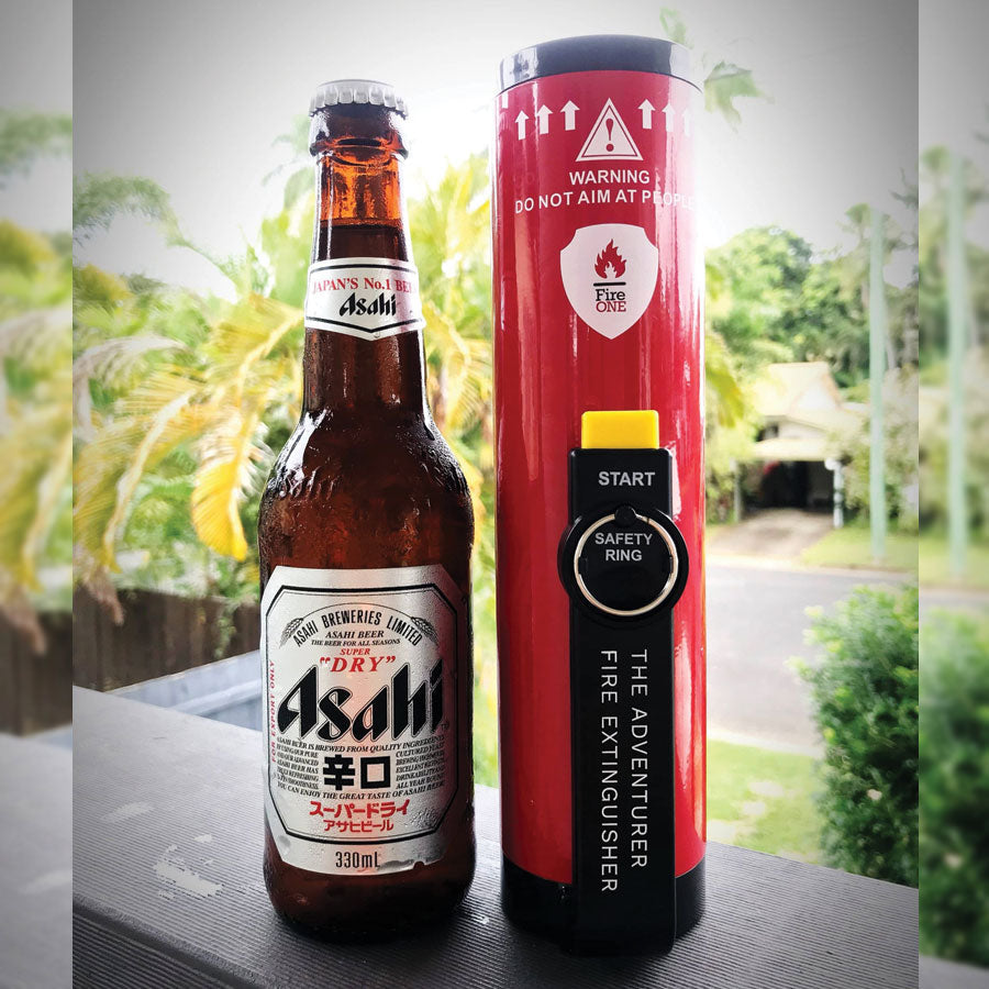 The Adventurer Extinguisher Complete with 1 x C Clip Mounting bracket, screws, wall plugs-Tactical Source LLC