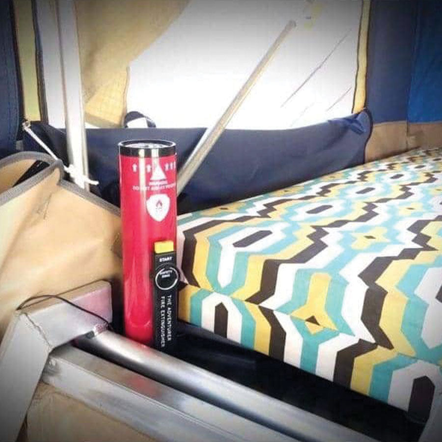 The Adventurer Extinguisher Complete with 1 x C Clip Mounting bracket, screws, wall plugs-Tactical Source LLC