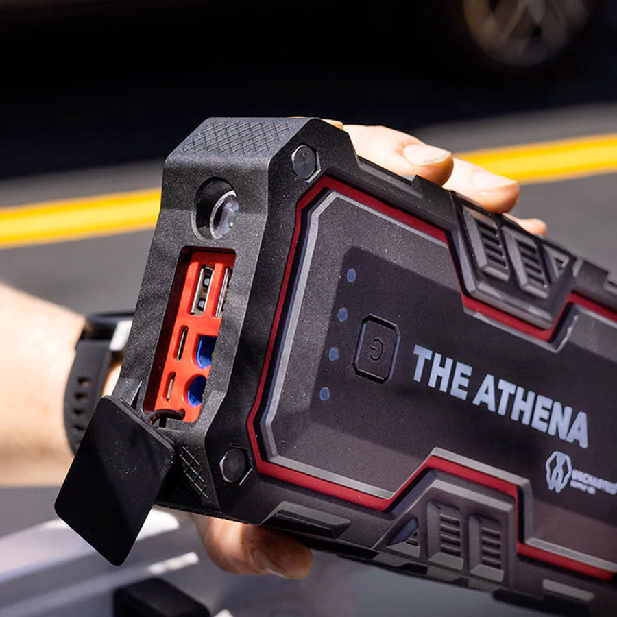The Athena Portable Jump Starter & USB Charger from Uncharted Supply Co-Tactical Source LLC