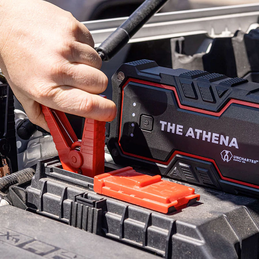 The Athena Portable Jump Starter & USB Charger from Uncharted Supply Co-Tactical Source LLC