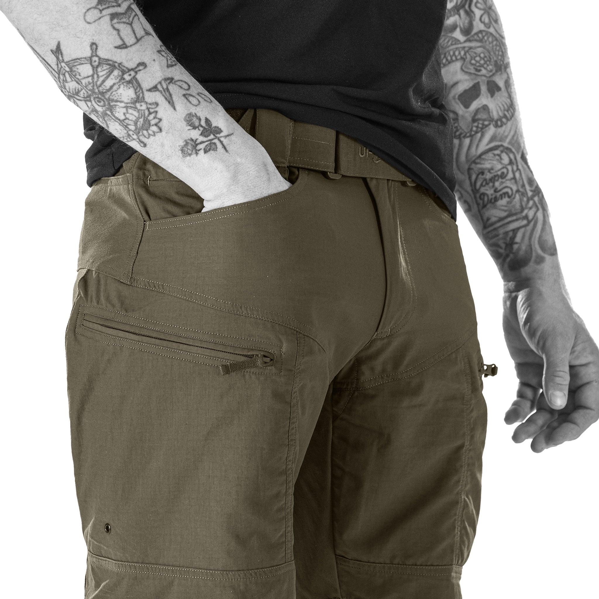 UF Pro P-40 Ranger Tactical Shorts Brown Grey-Tactical Source LLC