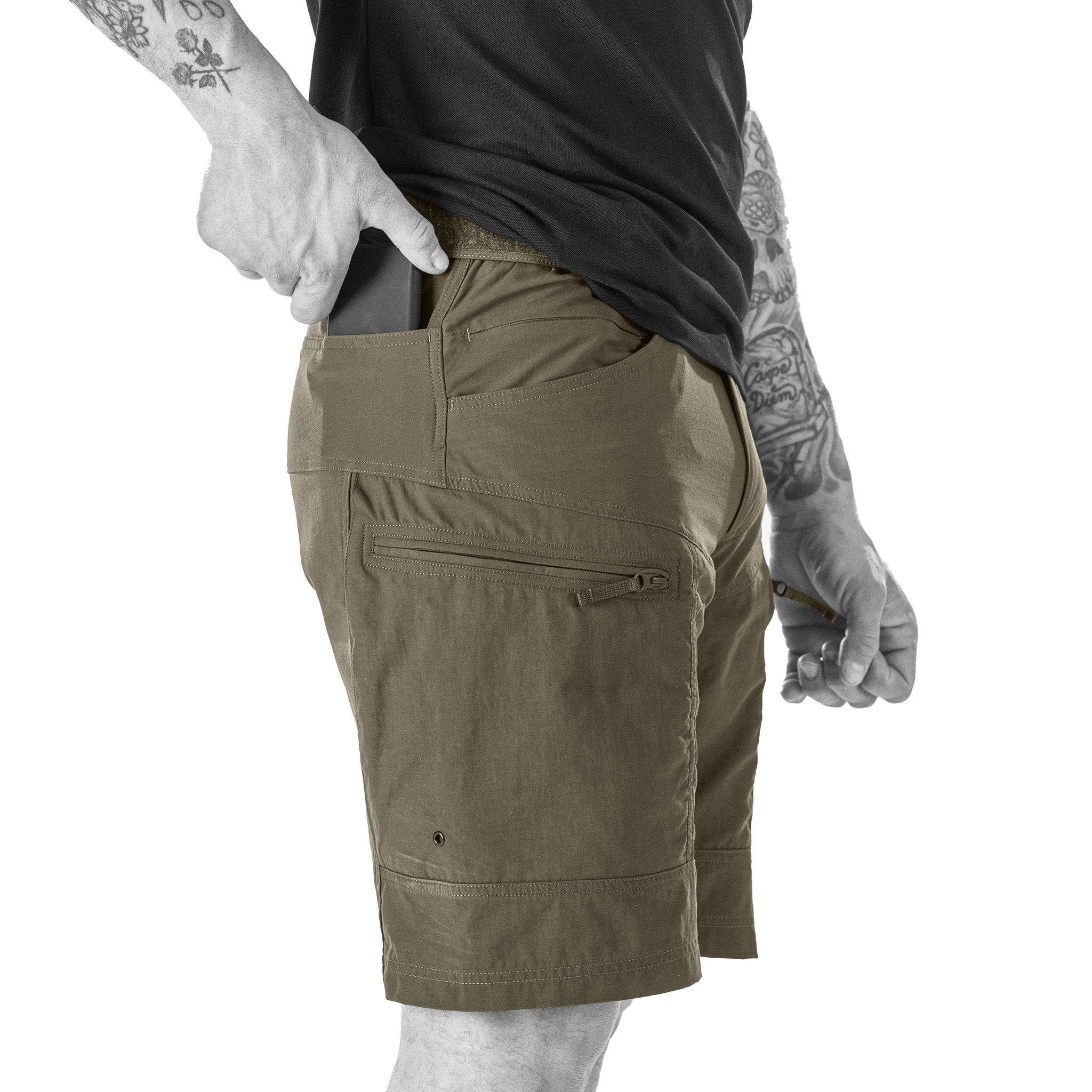 UF Pro P-40 Ranger Tactical Shorts Brown Grey-Tactical Source LLC
