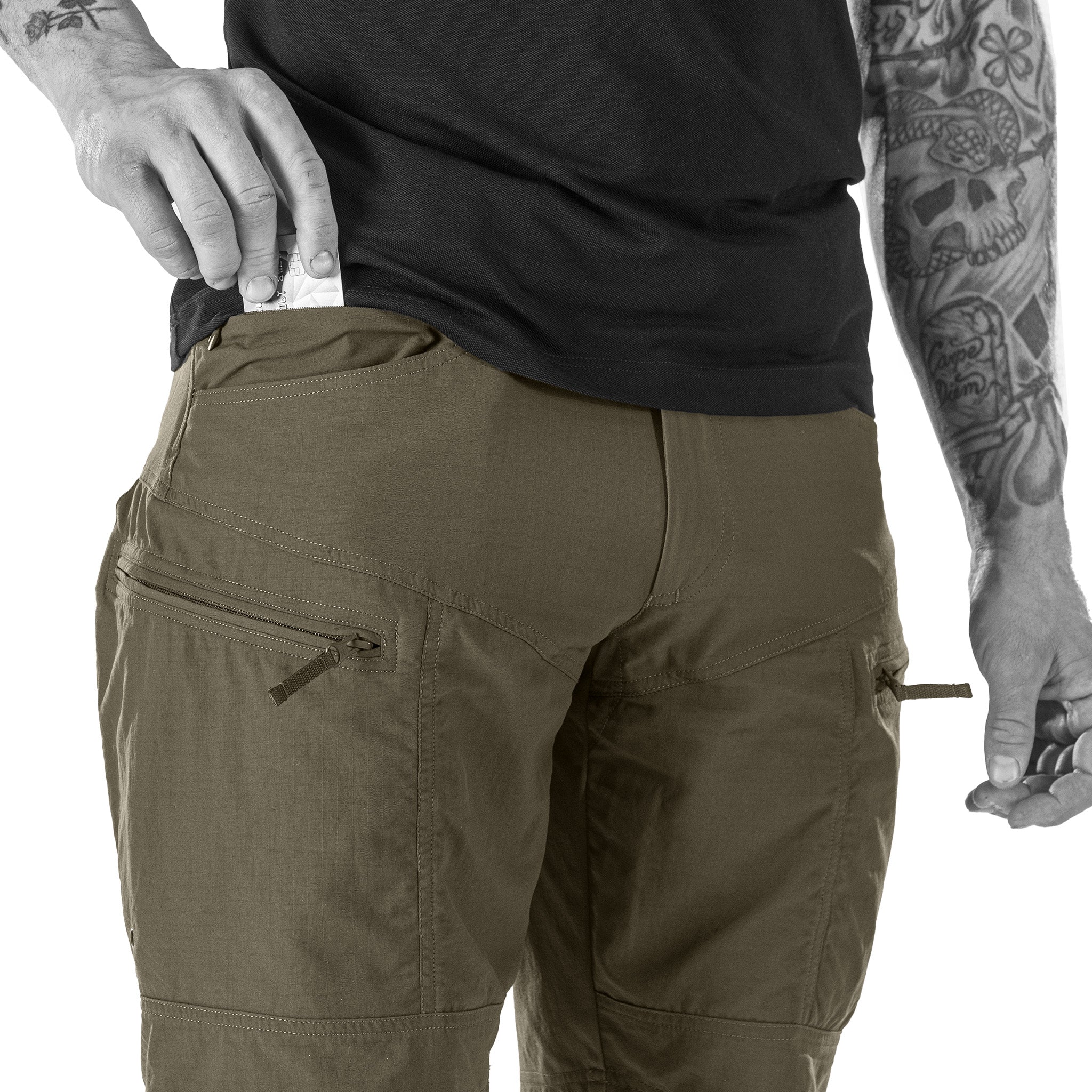 UF Pro P-40 Ranger Tactical Shorts Brown Grey-Tactical Source LLC