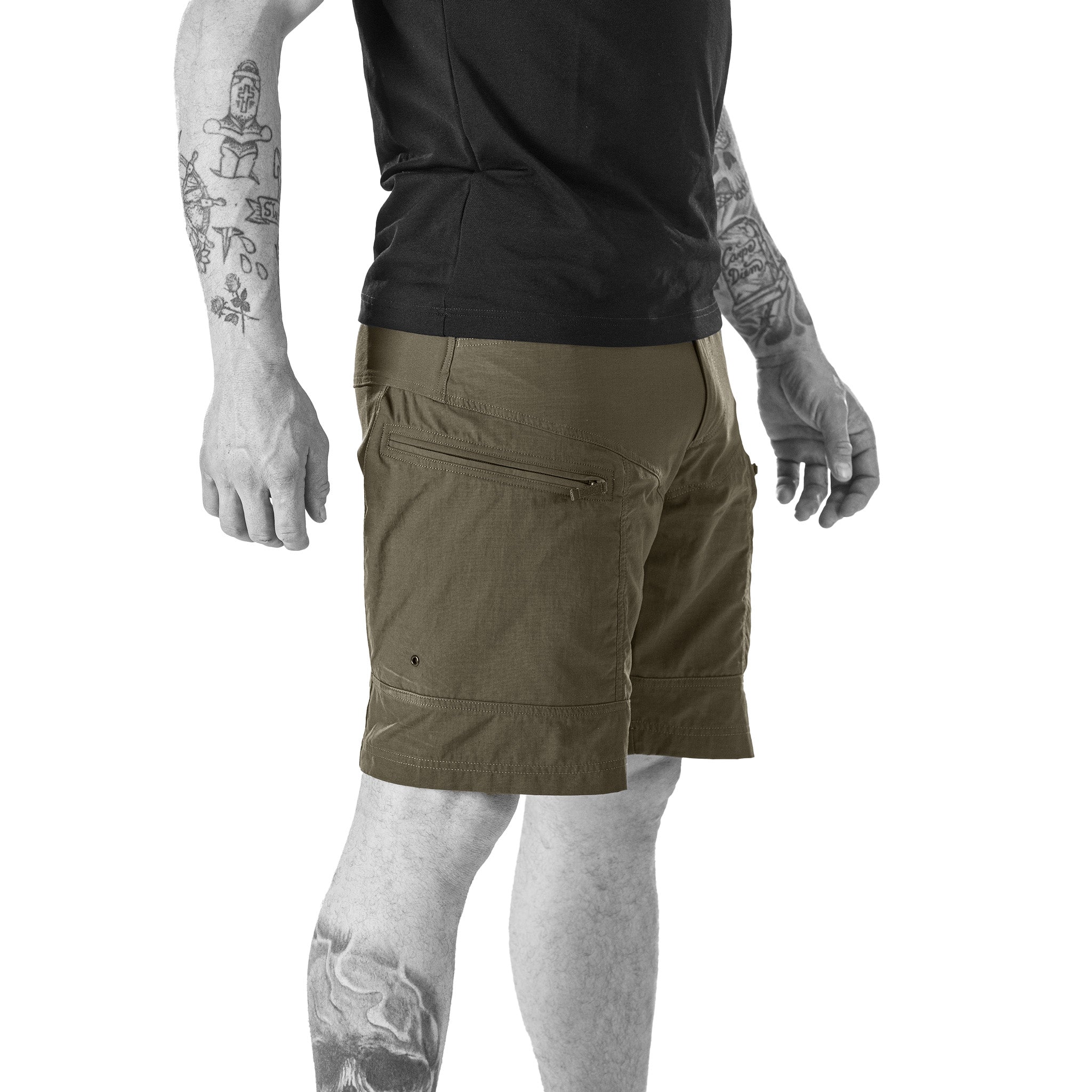 UF Pro P-40 Ranger Tactical Shorts Brown Grey-Tactical Source LLC