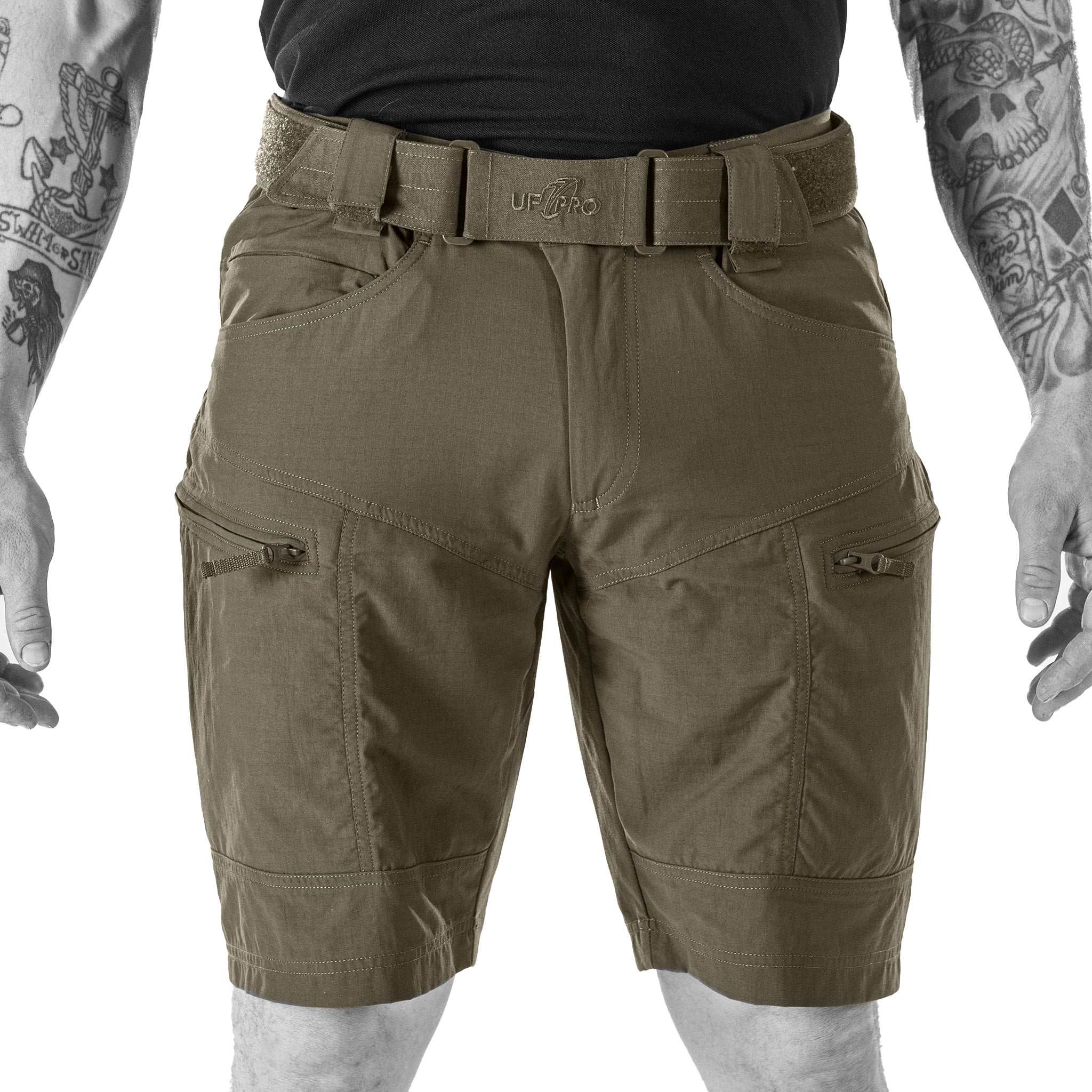 UF Pro P-40 Ranger Tactical Shorts Brown Grey-Tactical Source LLC