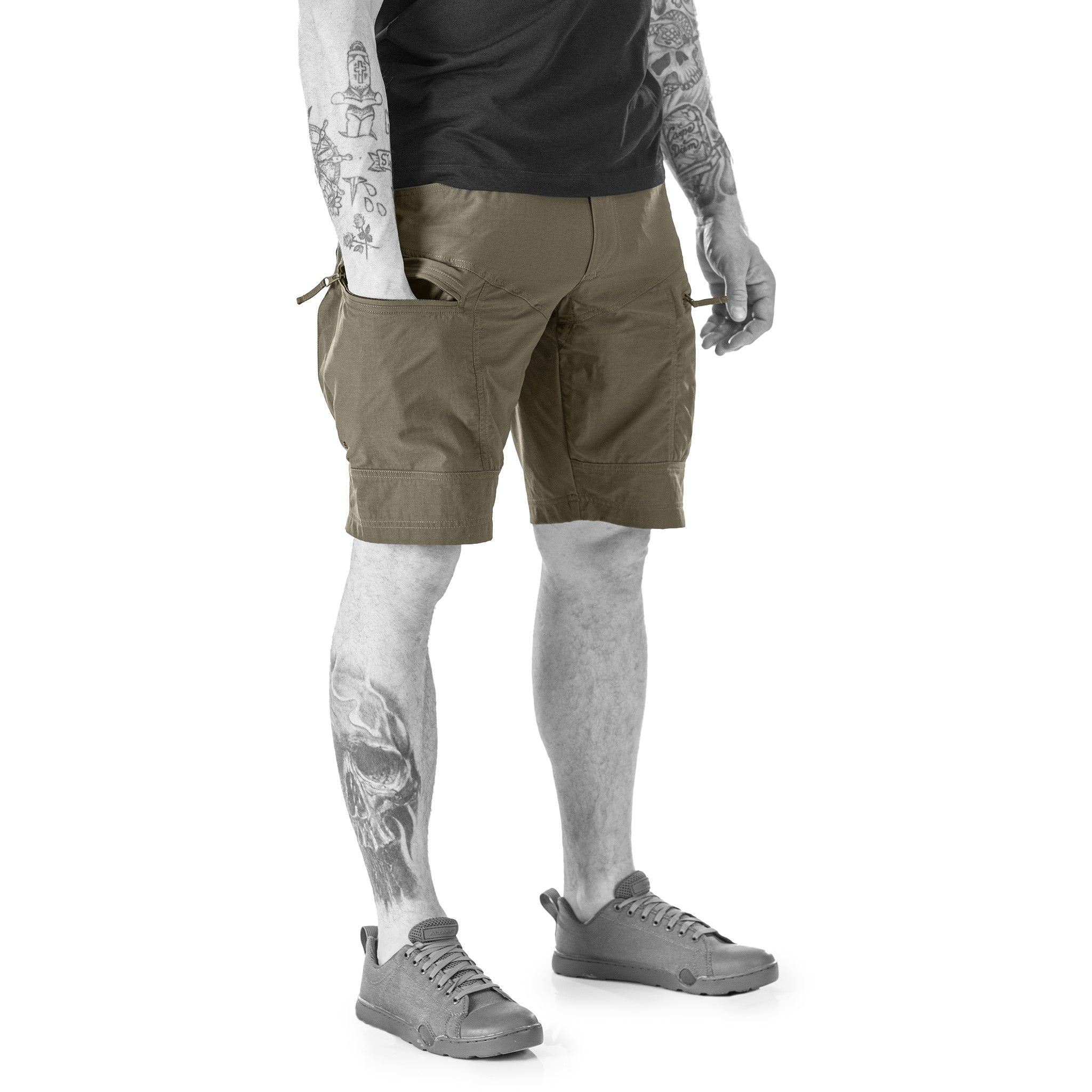 UF Pro P-40 Ranger Tactical Shorts Brown Grey-Tactical Source LLC