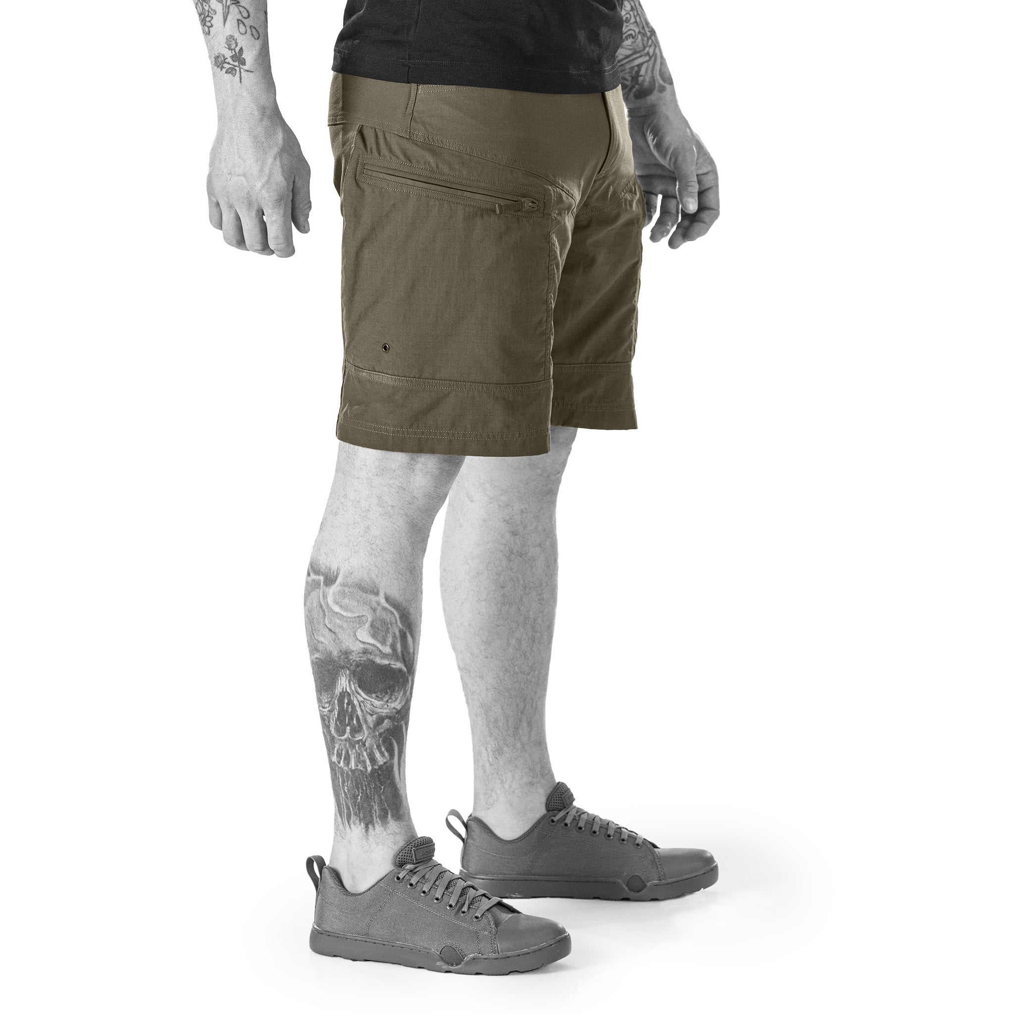 UF Pro P-40 Ranger Tactical Shorts Brown Grey-Tactical Source LLC