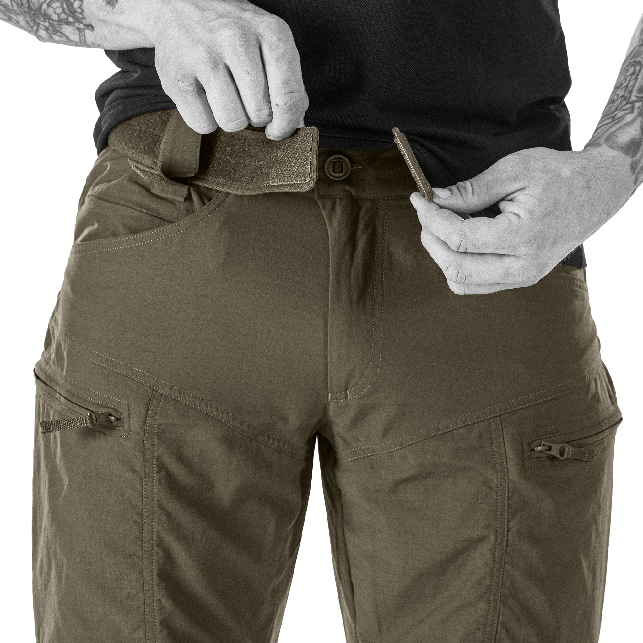 UF Pro P-40 Ranger Tactical Shorts Brown Grey-Tactical Source LLC