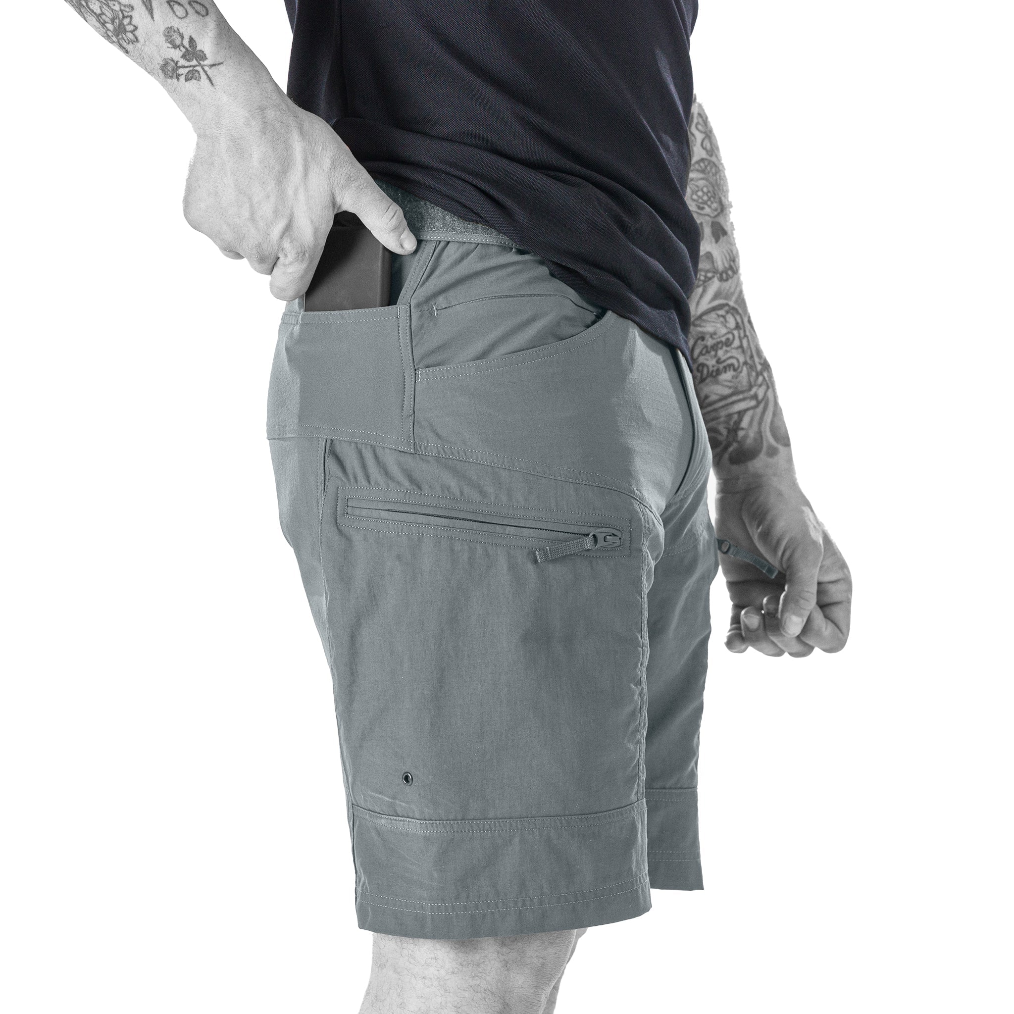 UF Pro P-40 Ranger Tactical Shorts Steel Grey-Tactical Source LLC