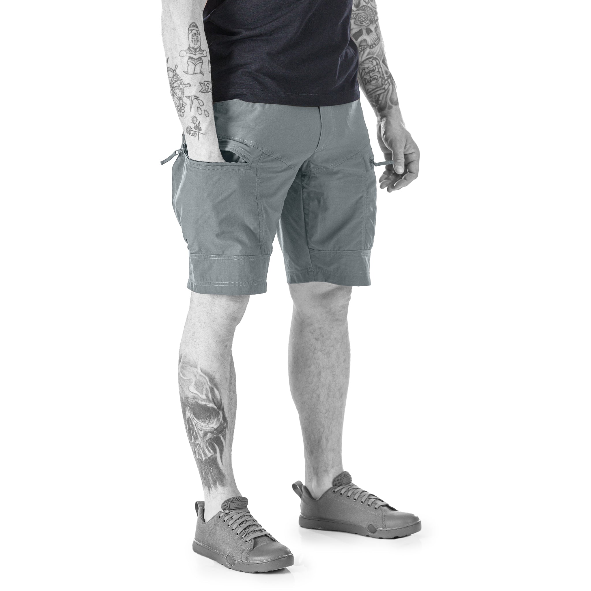 UF Pro P-40 Ranger Tactical Shorts Steel Grey-Tactical Source LLC