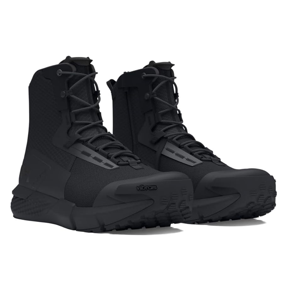 Under Armour Charged Valsetz Zip Boot Black/Jet Gray-Tactical Source LLC