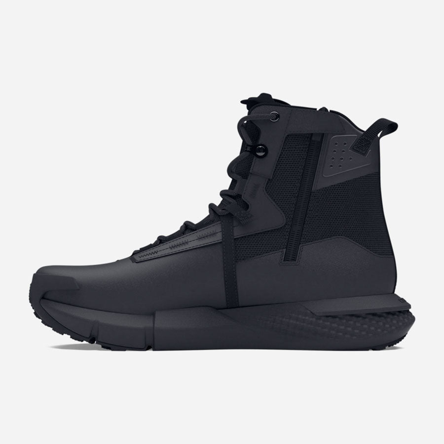 Under Armour Men's Valsetz Waterproof Zip Tactical Boots Black-Tactical Source LLC