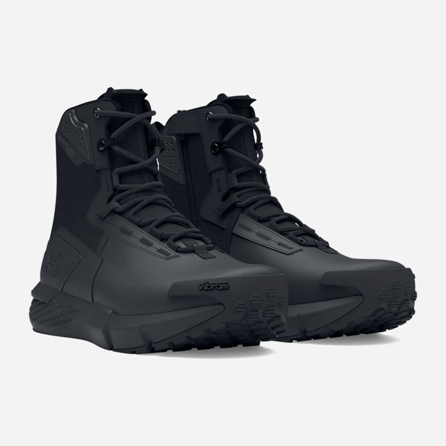 Under Armour Men's Valsetz Waterproof Zip Tactical Boots Black-Tactical Source LLC