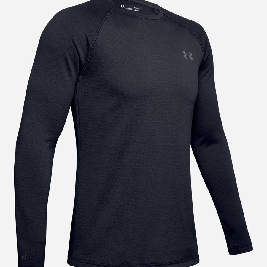 Under Armour Tactical Coldgear Base 3.0 Long Sleeve Shirt Black-Tactical Source LLC