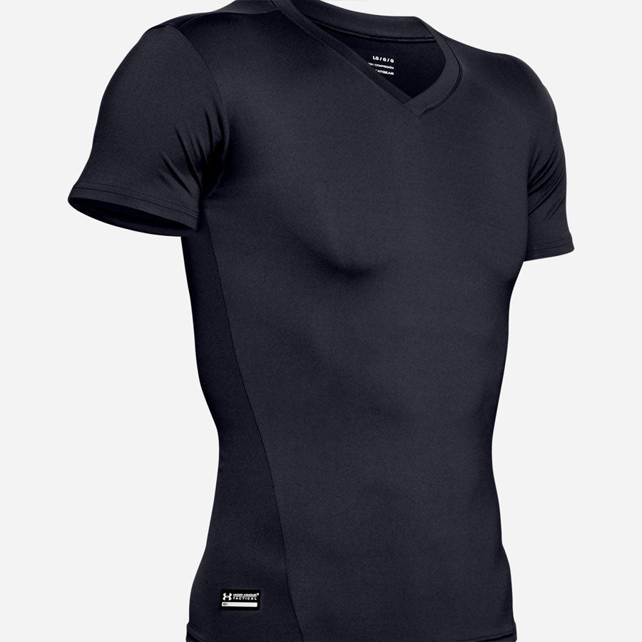 Under Armour Tactical Heatgear Compression V-Neck Tee-Tactical Source LLC