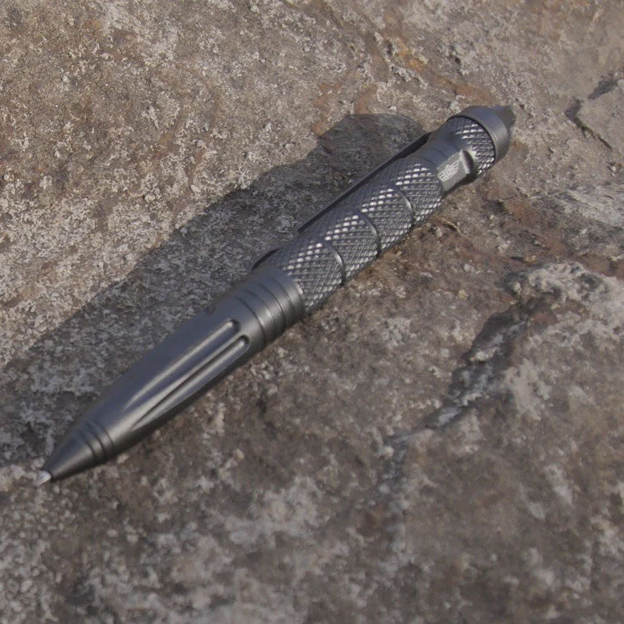 Uzi Tac Pen 2 with Glass Breaker Gun Metal-Tactical Source LLC