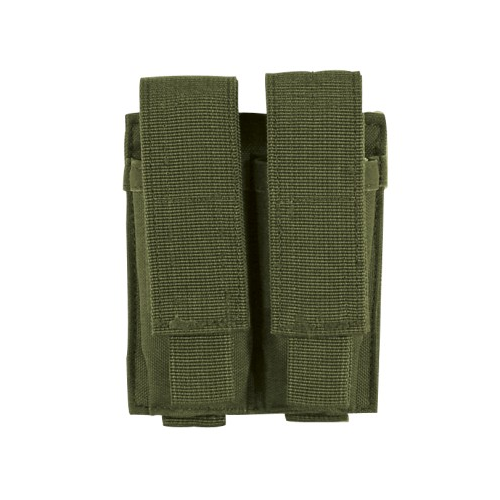 Voodoo Tactical Double Pistol Mag Pouch - OD Green-Tactical Source LLC