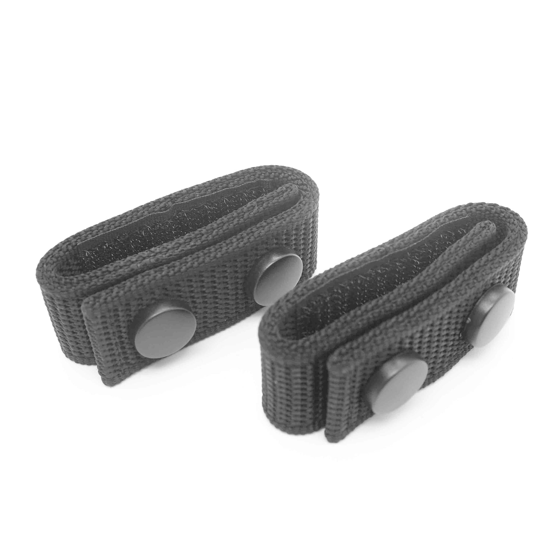 VTS Belt Keepers Ballistic Weave Nylon with Black Press Stud Closure Black 4 Pack-Tactical Source LLC