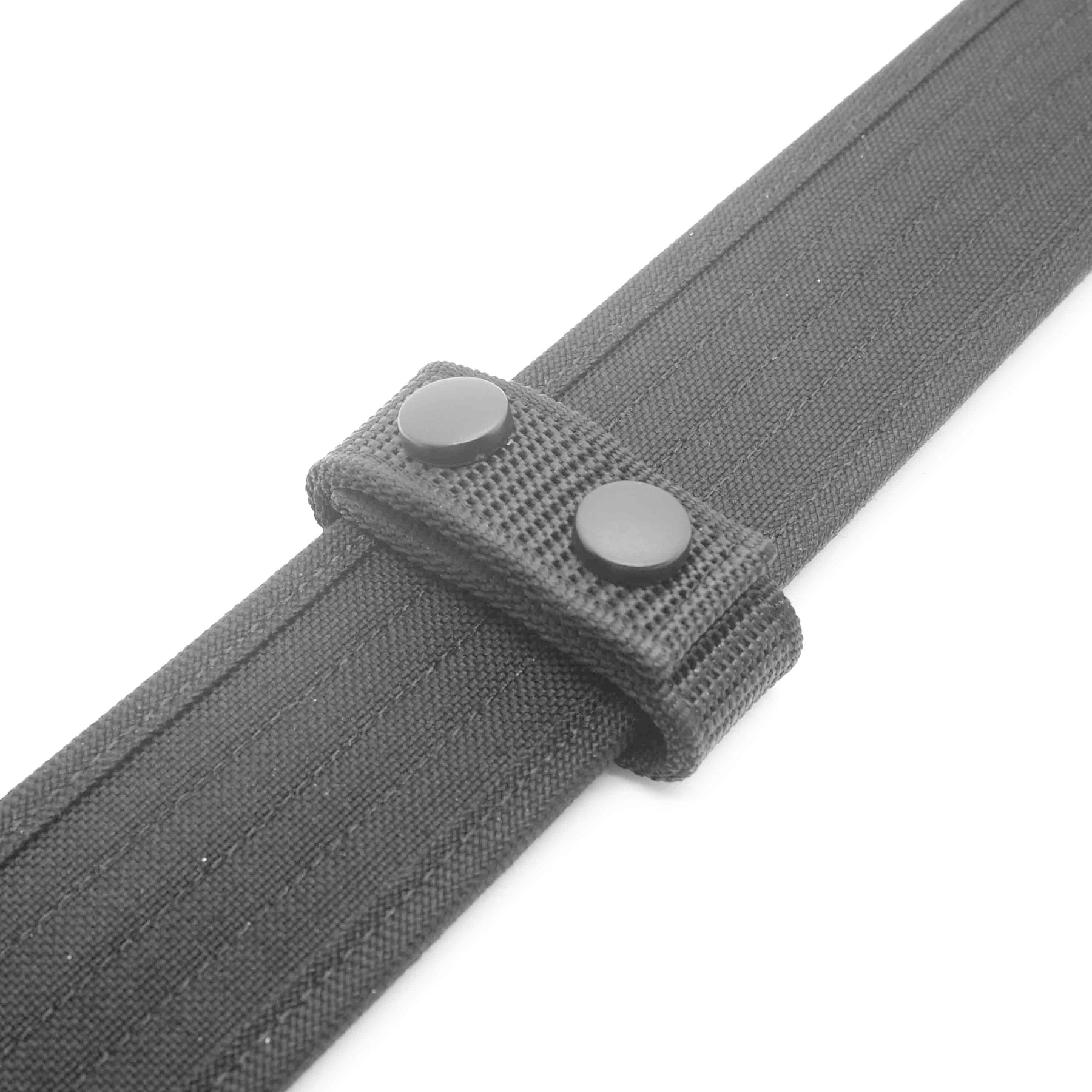 VTS Belt Keepers Ballistic Weave Nylon with Black Press Stud Closure Black 4 Pack-Tactical Source LLC