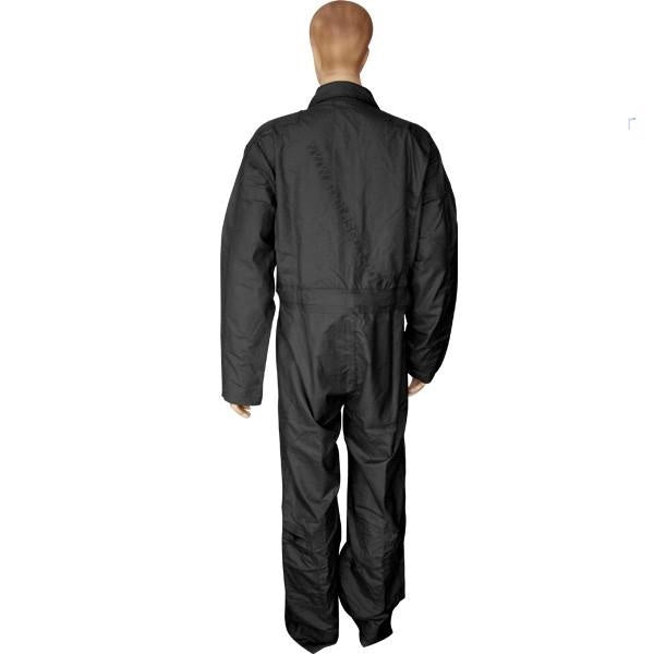 VTS FR Tactical Coveralls NFS-707 Black Nomex IIIA by Dupont-Tactical Source LLC