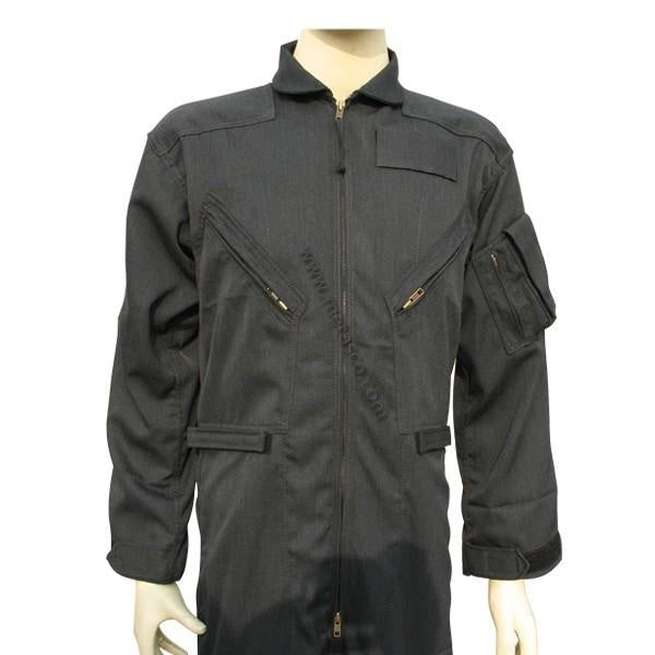 VTS FR Tactical Coveralls NFS-707 Black Nomex IIIA by Dupont-Tactical Source LLC
