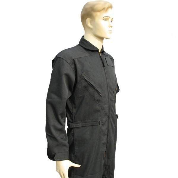 VTS FR Tactical Coveralls NFS-707 Black Nomex IIIA by Dupont-Tactical Source LLC