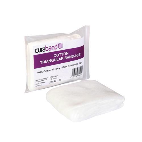 Warrior Medical FastAid Large Cotton Triangular Bandage White-Tactical Source LLC