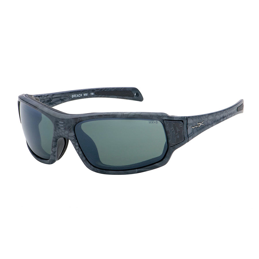Wiley X Breach Captivate Polarised Platinum Lens w/ Kryptek Frame-Tactical Source LLC