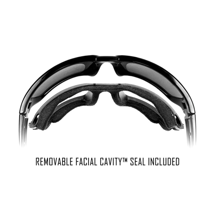 Wiley X Brick Sunglasses Clear Lens w/ Matte Black Frame-Tactical Source LLC