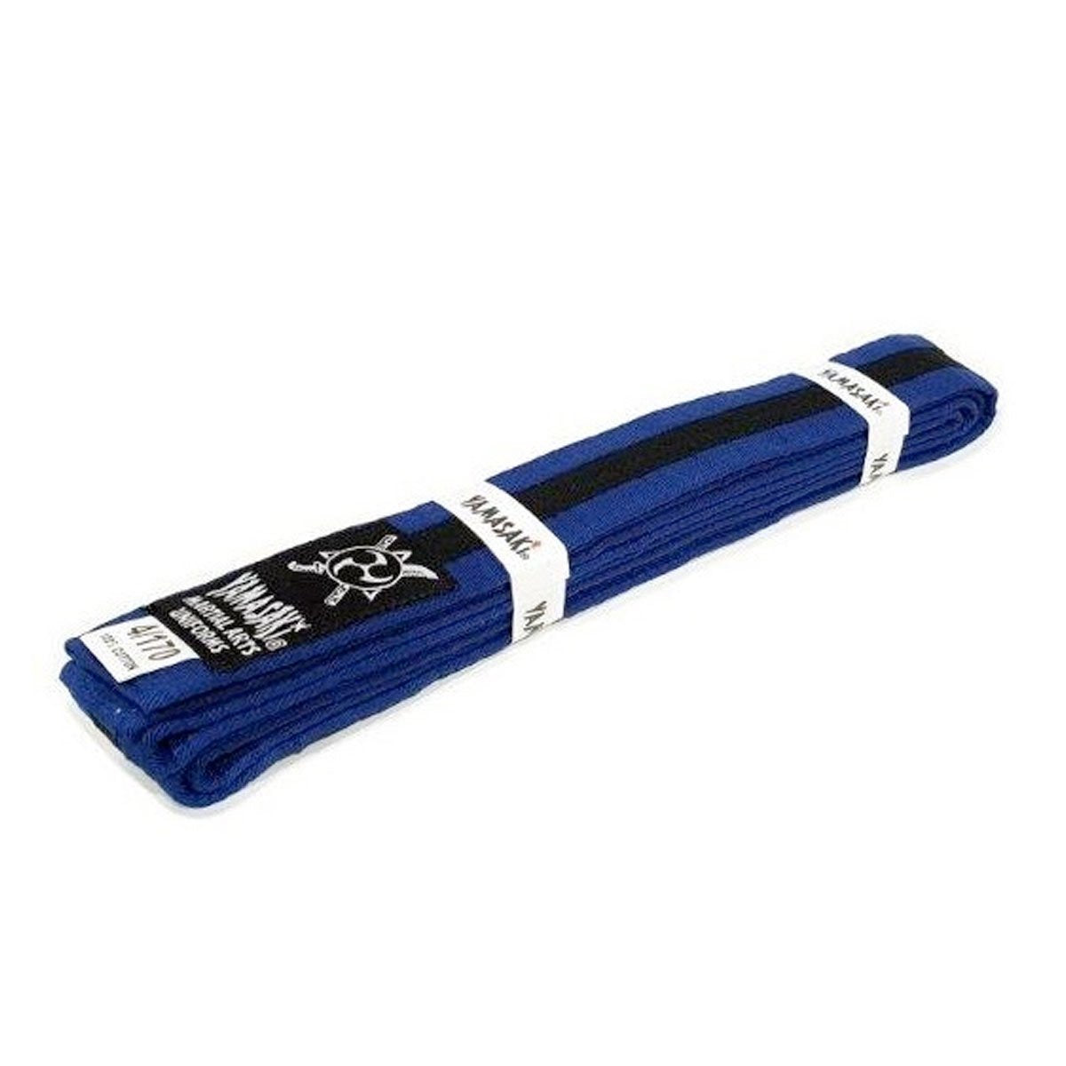 Yamasaki Coloured Martial Arts Belts with Black Stripe-Tactical Source LLC