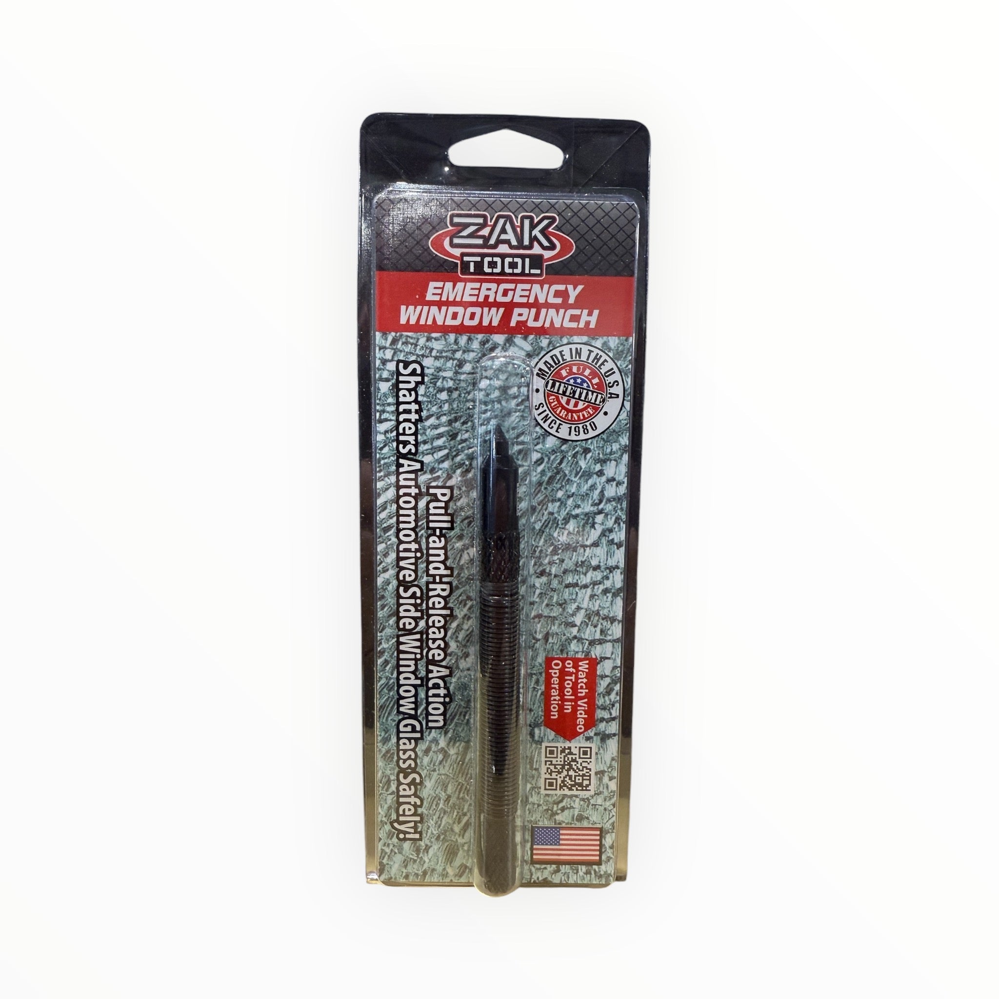 Zak Tool Key Ring Window Punch Black-Tactical Source LLC