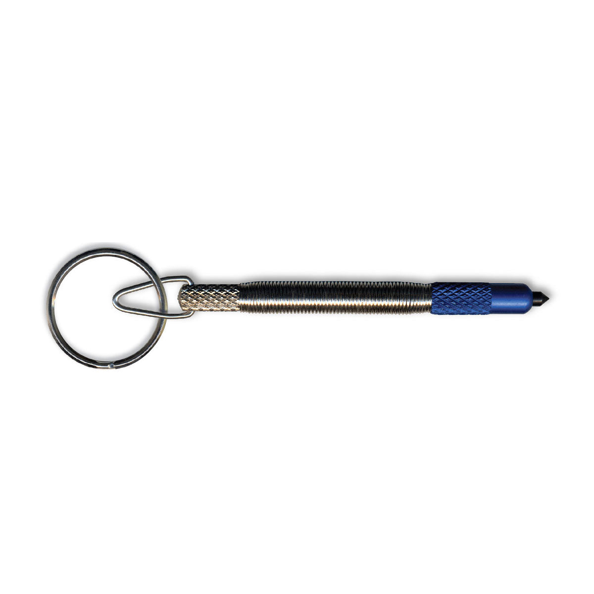 Zak Tool Key Ring Window Punch Nickel/Blue-Tactical Source LLC