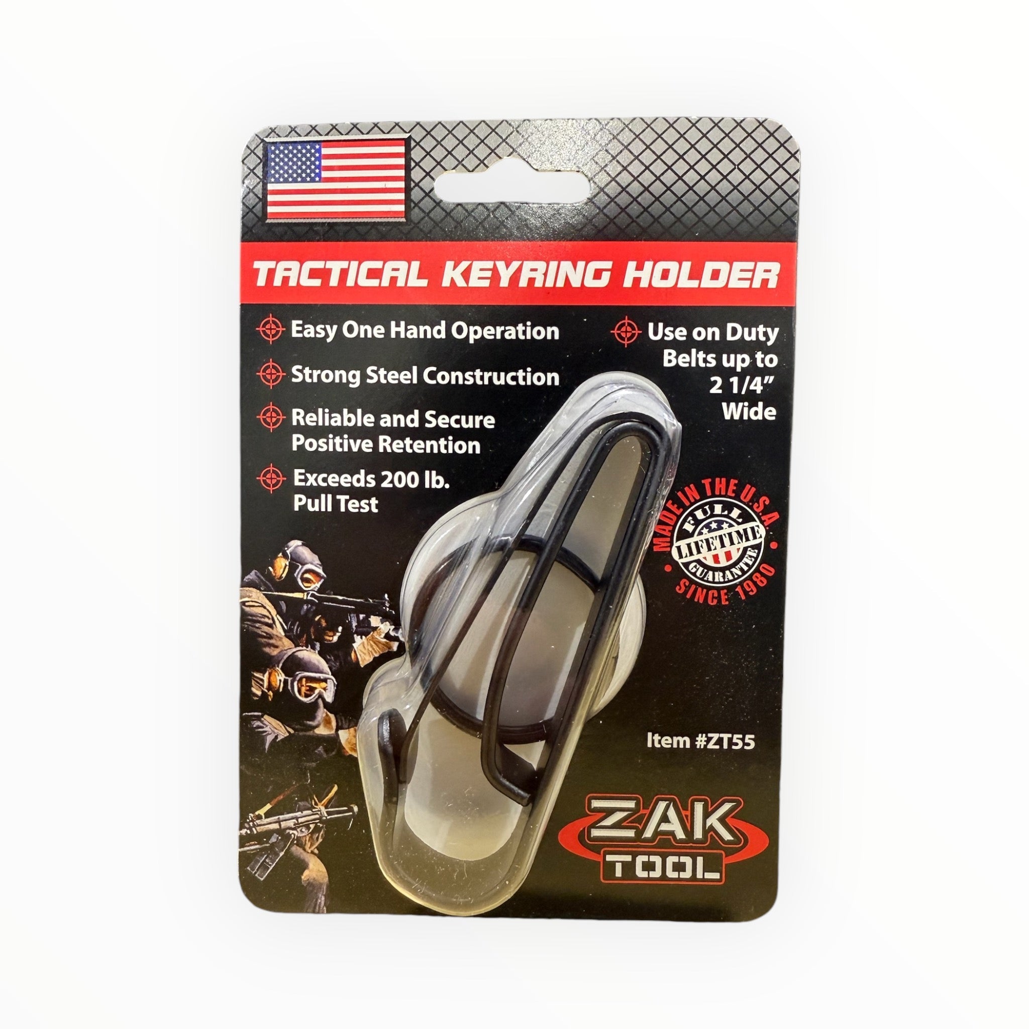 Zak Tool ZT55 Duty Belt Key Ring Holder-Tactical Source LLC