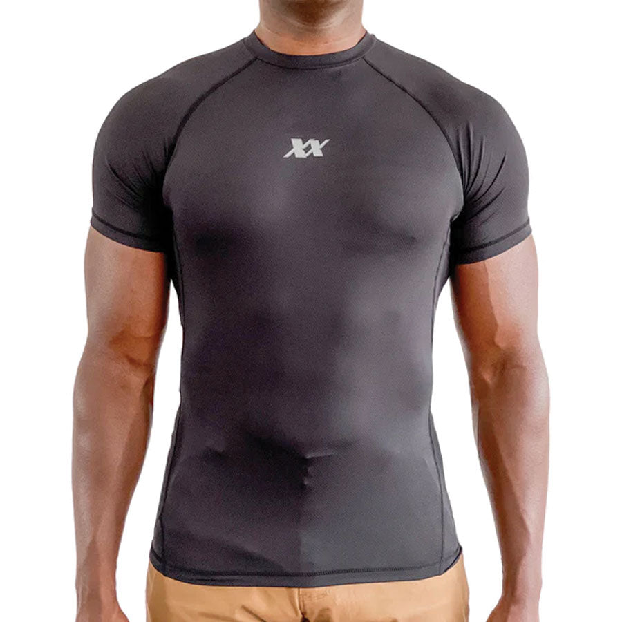 221B Tactical Maxx-Dri Silver Elite T-Shirt Black/Black-Tactical Source LLC