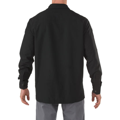 5.11 Freedom Flex Woven Long Sleeve Shirt Black-Tactical Source LLC