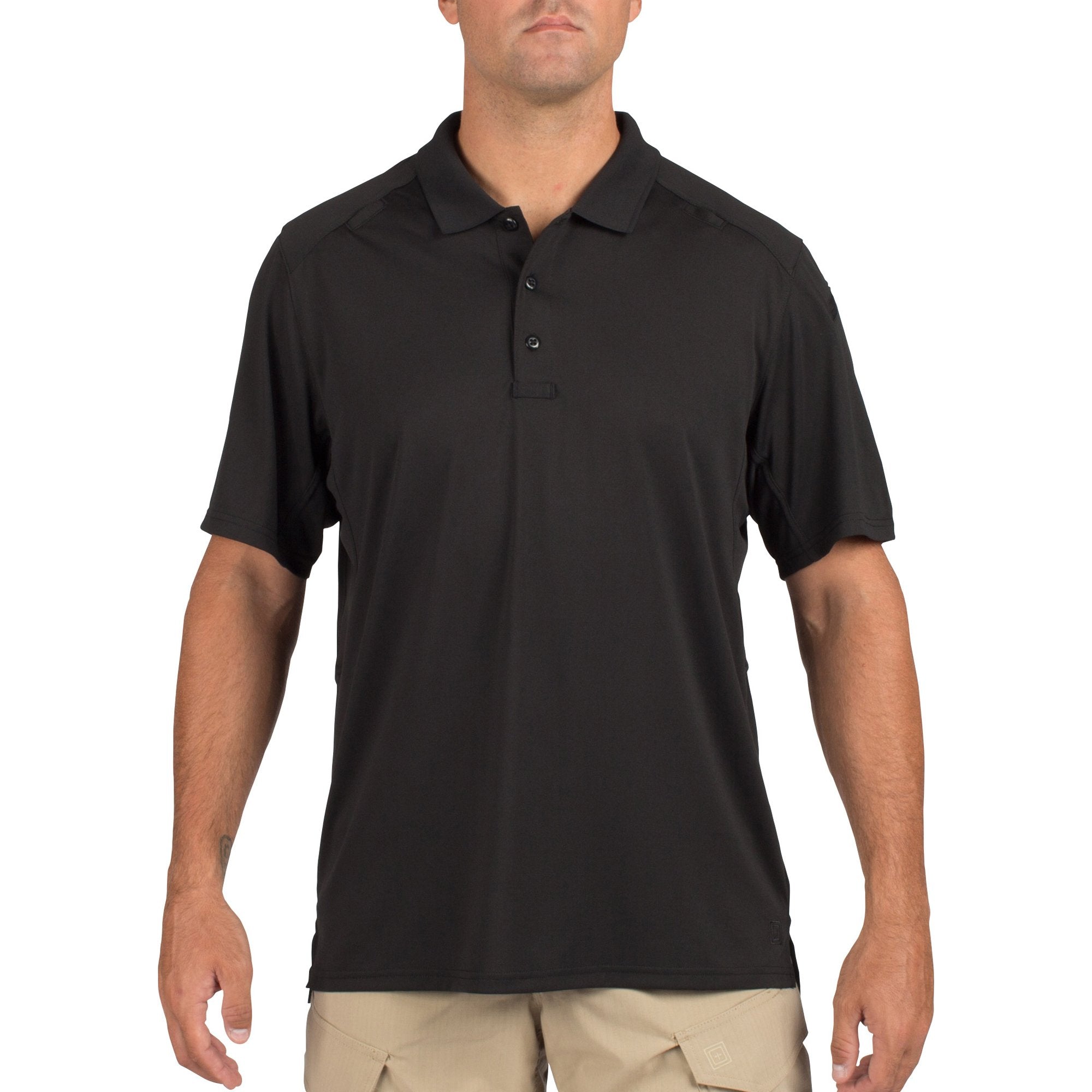 5.11 Helios Short Sleeve Polo Black-Tactical Source LLC