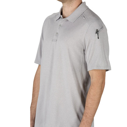 5.11 Helios Short Sleeve Polo Heather Grey-Tactical Source LLC