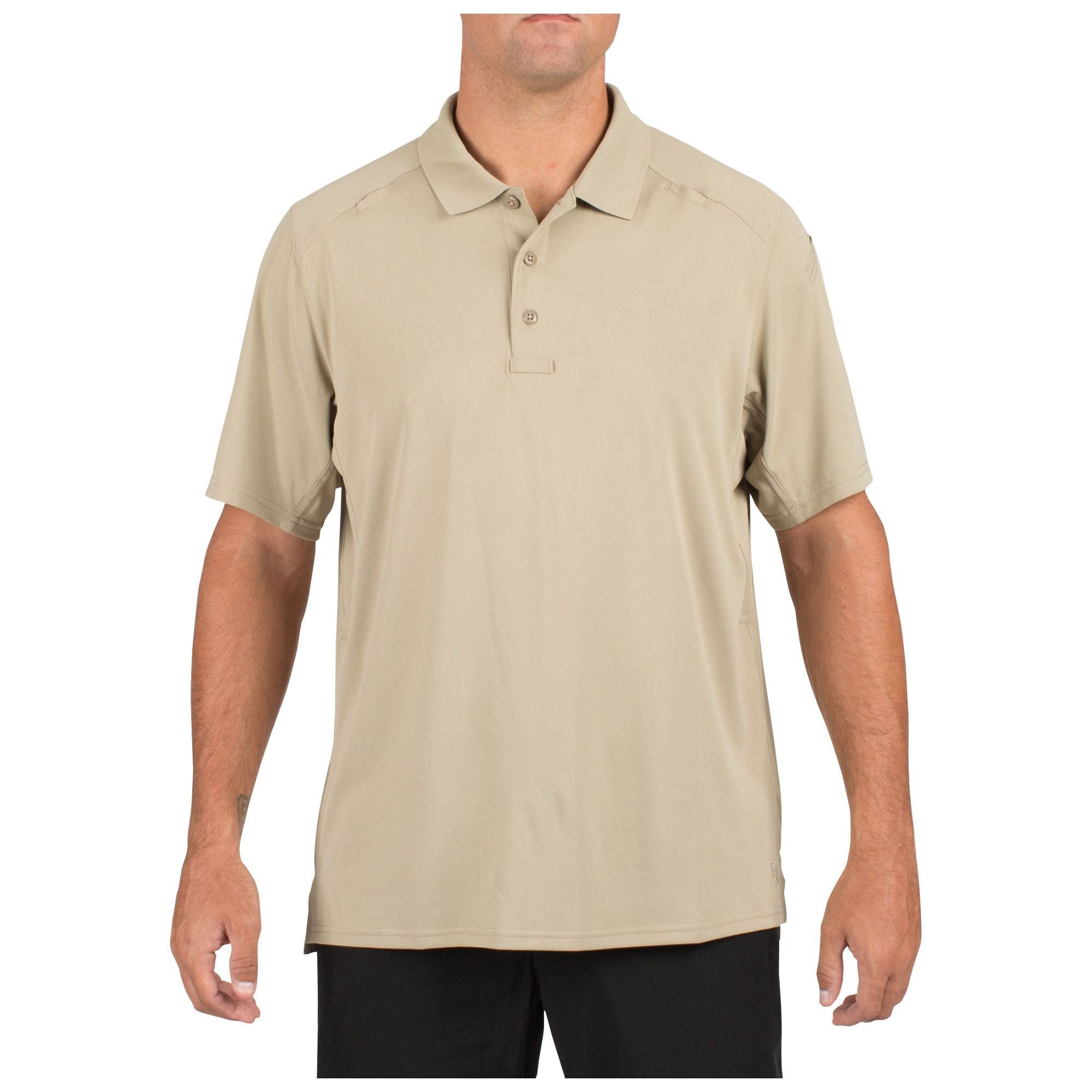 5.11 Helios Short Sleeve Polo Silver Tan-Tactical Source LLC