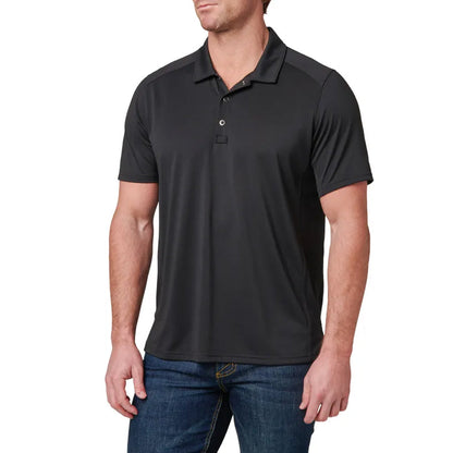 5.11 Professional Short Sleeve Polo Shirt - Black-Tactical Source LLC